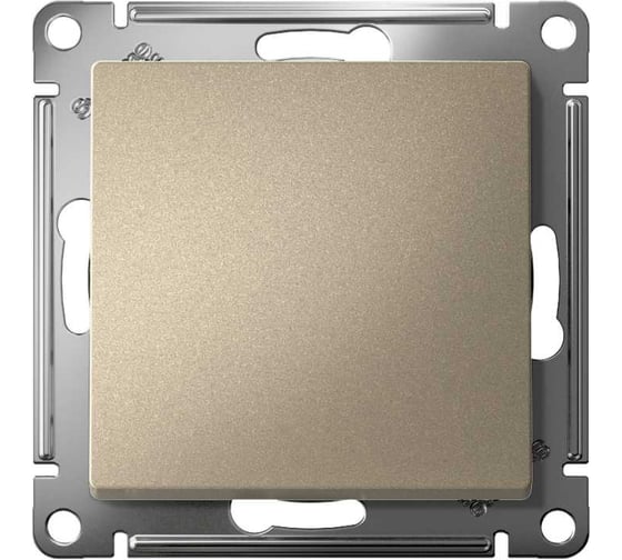Механизм переключателя Systeme Electric 1-кл. ATLAS DESIGN 10АХ шампань ATN000561 1240335