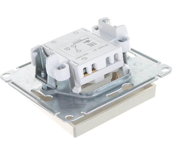Механизм переключателя Systeme Electric 1-кл. ATLAS DESIGN 10АХ шампань ATN000561 1240335