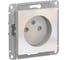 Механизм розетки Schneider Electric 1-м СП ATLAS DESIGN без заземления, защитные шторки, 16А, жемчуг 1240288 1