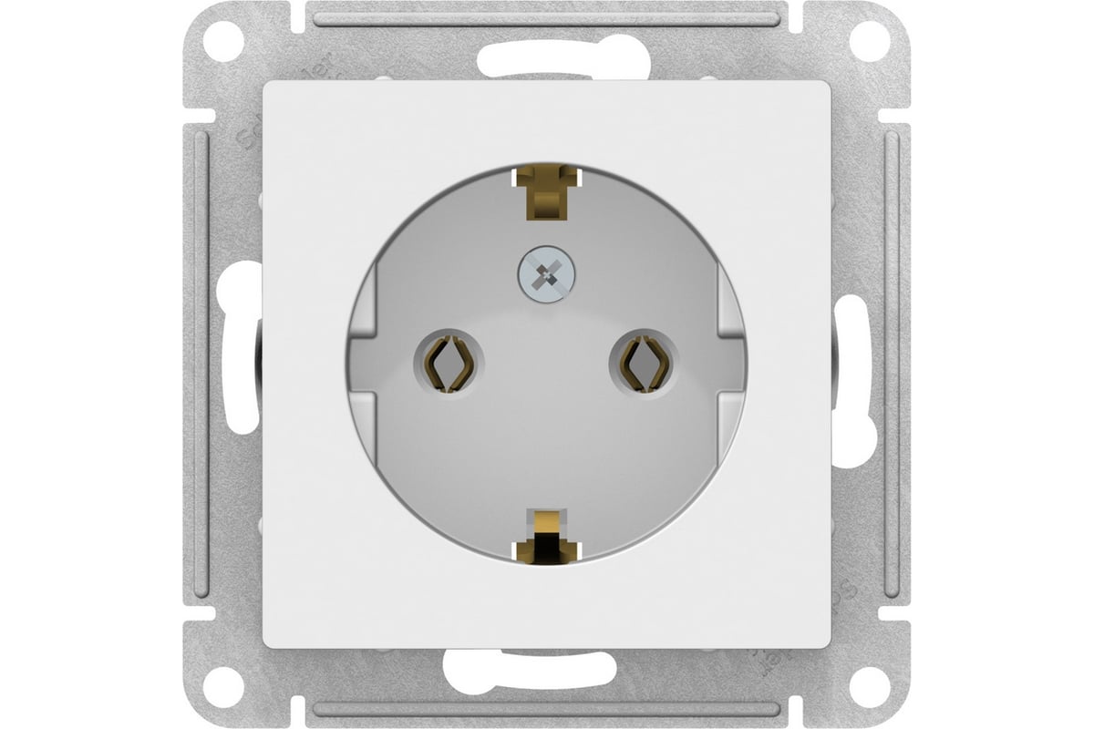 Schneider atn001043. Розетка 1-м СП ATLASDESIGN 16а atn000143. Розетки Schneider Atlas. Розетка ATLASDESIGN С заземлением со шторками 16а механизм белый (atn000145). Розетка ATLASDESIGN.