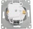 Механизм розетки Systeme Electric 1-м СП ATLAS DESIGN с заземлением, защитные шторки, 16А, жемчуг 1240285 ATN000445 3