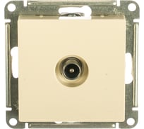 Механизм розетки Systeme Electric TV ATLAS DESIGN оконечный 1DB, бежевый ATN000291 1240215