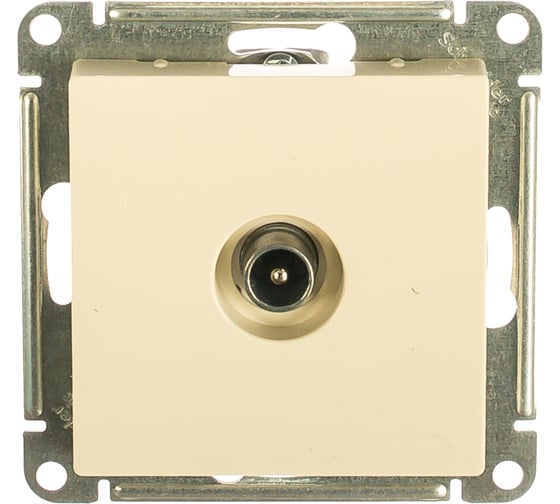 Механизм розетки Systeme Electric TV ATLAS DESIGN оконечный 1DB, бежевый ATN000291 1240215