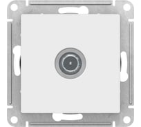 Механизм розетки Schneider Electric TV ATLAS DESIGN проходной 4DB, белый ATN000192 1240165