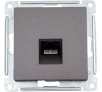 Механизм компьютерной розетки Systeme Electric ATLAS DESIGN RJ45 мокко ATN000683 1240383