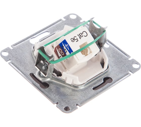 Механизм компьютерной розетки Systeme Electric ATLAS DESIGN RJ45 мокко ATN000683 1240383