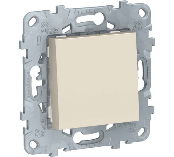 Переключатель Systeme Electric 1-кл. UNICA NEW 10AX 250В бежевый NU520344 1239907