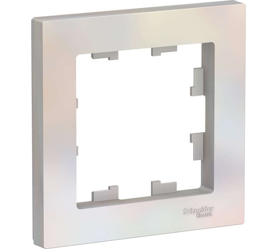 Рамка Systeme Electric 1-м ATLAS DESIGN жемчуг ATN000401 1240263 1