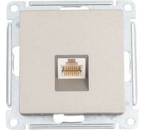 Механизм компьютерной розетки Systeme Electric ATLAS DESIGN RJ45 шампань ATN000583 1240340