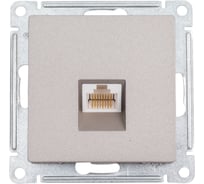 Механизм компьютерной розетки Systeme Electric ATLAS DESIGN RJ45 шампань ATN000583 1240340