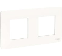 Рамка Systeme Electric 2-м UNICA STUDIO белая NU200418 1239742