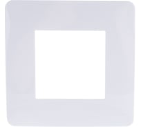 Рамка Systeme Electric 1-м UNICA STUDIO белая NU200218 1239738