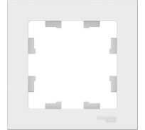 Рамка Schneider Electric 1-м ATLAS DESIGN белая ATN000101 1240124