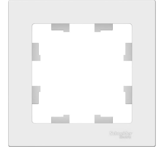 Рамка Schneider Electric 1-м ATLAS DESIGN белая ATN000101 1240124
