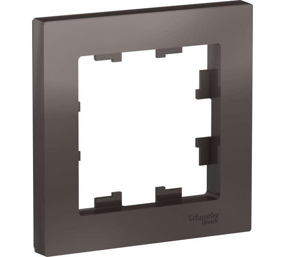 Рамка Schneider Electric 1-м ATLAS DESIGN мокко ATN000601 1240349 1