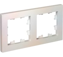 Рамка Systeme Electric 2-м ATLAS DESIGN универсальная, жемчуг ATN000402 1240264