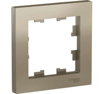 Рамка Systeme Electric 1-м ATLAS DESIGN шампань ATN000501 1240306