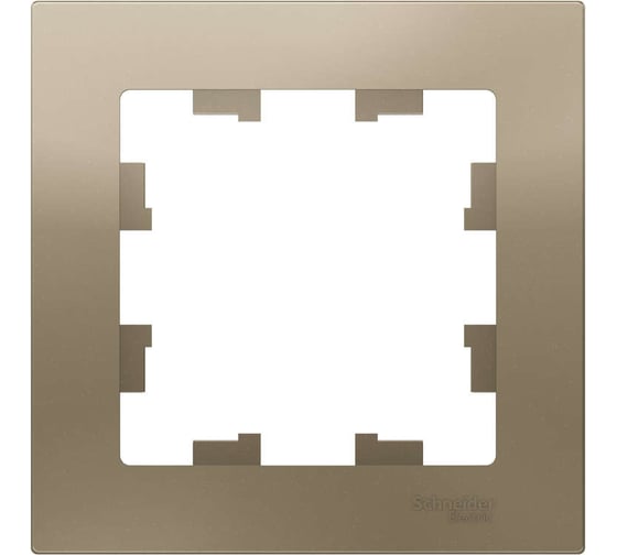 Рамка Systeme Electric 1-м ATLAS DESIGN шампань ATN000501 1240306