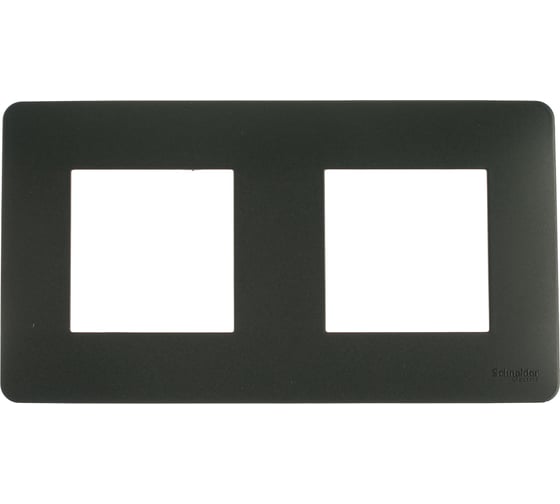 Рамка Systeme Electric 2-м UNICA STUDIO антрацит NU200454 1239745 1