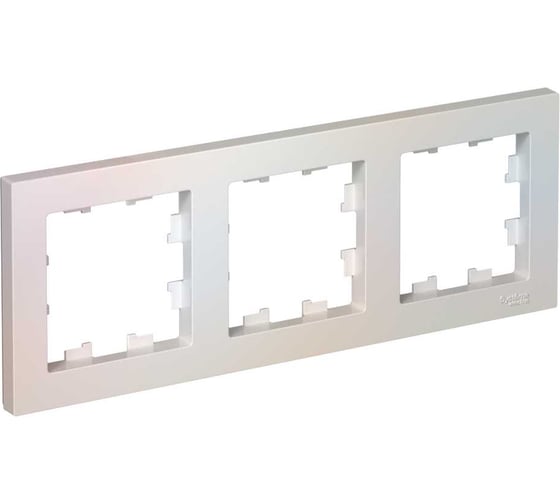 Рамка Systeme Electric 3-м ATLAS DESIGN универсальная жемчуг ATN000403 1240265 1