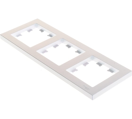 Рамка Systeme Electric 3-м ATLAS DESIGN универсальная жемчуг ATN000403 1240265