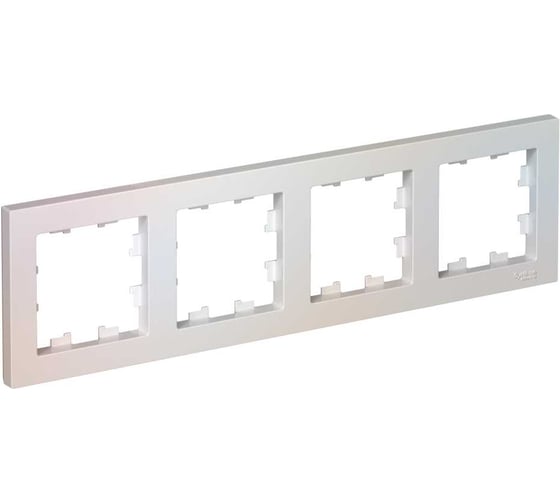 Рамка Systeme Electric 4-м ATLAS DESIGN универсальная, жемчуг ATN000404 1240266 1