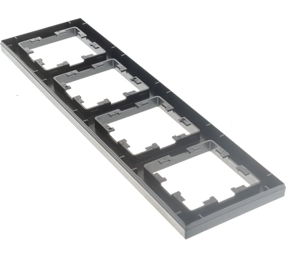 Рамка Systeme Electric 4-м ATLAS DESIGN универсальная, мокко ATN000604 1240352