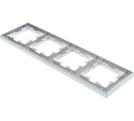 Рамка Systeme Electric 4-м ATLAS DESIGN универсальная, алюминий ATN000304 1240223