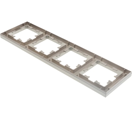 Рамка Systeme Electric 4-м ATLAS DESIGN универсальная, шампань ATN000504 1240309