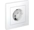 Розетка Systeme Electric (Schneider Electric) ATLAS DESIGN с заземл. защ. шторки 16А в сборе бел. 1240147 ATN000144 2