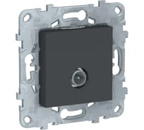 Розетка Systeme Electric TV UNICA NEW одиночная, антрацит NU546254 1240024