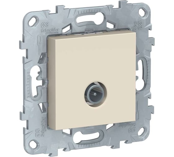Розетка Systeme Electric TV UNICA NEW одиночная бежевая NU546244 1240023