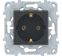 Розетка Systeme Electric UNICA NEW без защитных шторок, с заземлением 1239890
