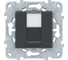 Компьютерная розетка Systeme Electric UNICA NEW RJ45 5е UTP антрацит NU541154 1239976 2