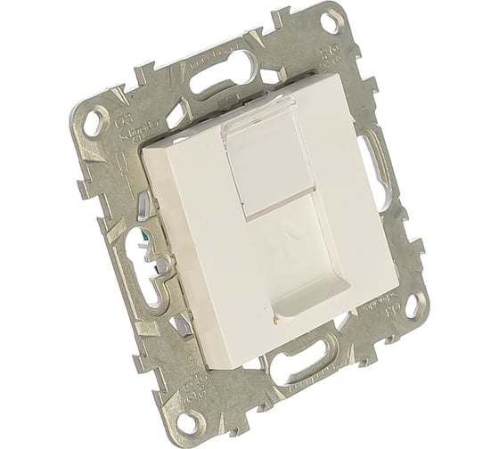 Компьютерная розетка Systeme Electric UNICA NEW RJ45 5е UTP белая NU541118 1239973