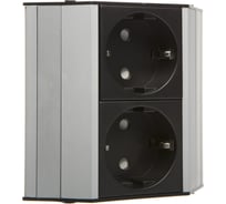 Встраиваемый блок розеток NAVAKO Aspect silver 12105