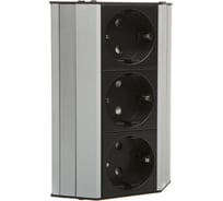 Встраиваемый блок розеток NAVAKO Aspect silver 12106