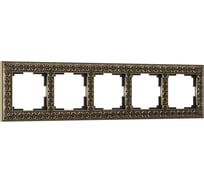 Рамка на 5 постов Werkel WL07 Frame 05 бронза a030758