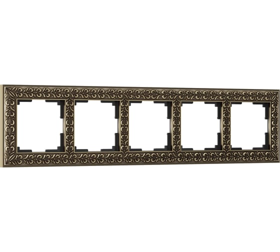 Рамка на 5 постов Werkel WL07 Frame 05 бронза a030758 1