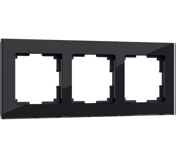 Рамка на 3 поста Werkel WL01 Frame 03 черный a031799 1