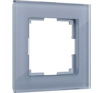 Рамка на 1 пост Werkel WL01-Frame-01 серый, стекло a030774
