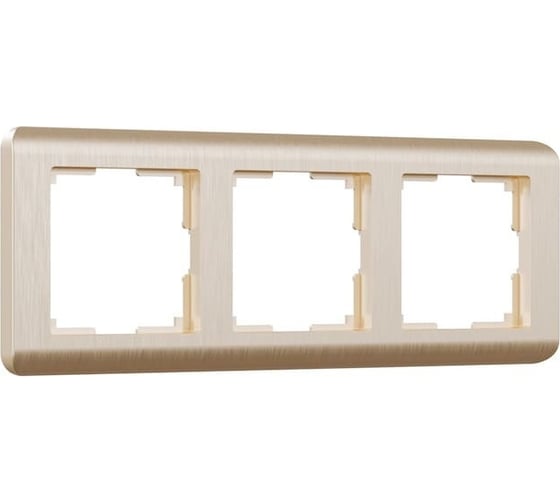 Рамка на 3 поста Werkel WL12 Frame 03 шампань a034613 1
