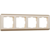 Рамка на 4 поста Werkel WL12 Frame 04 шампань a034614