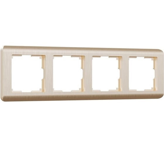 Рамка на 4 поста Werkel WL12 Frame 04 шампань a034614 1
