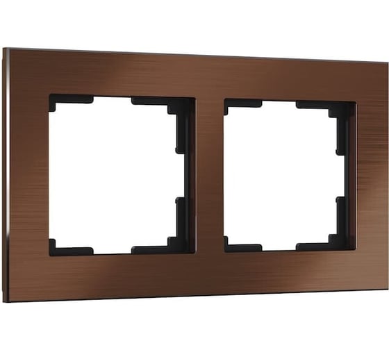 Рамка на 2 поста Werkel WL11 Frame 02 коричневый, алюминий a033746