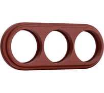 Рамка на 3 поста Werkel WL15-frame-03 итальянский орех a037247