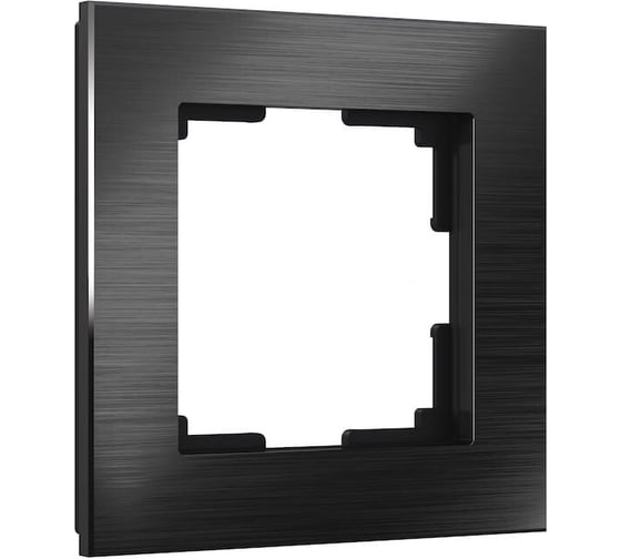 Рамка на 1 пост Werkel WL11-Frame-01 черный, алюминий a039116 1