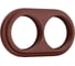 Рамка на 2 поста Werkel WL15 frame 02 итальянский орех a037244 1