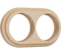 Рамка на 2 поста Werkel WL15-frame-02 светлый бук a037243