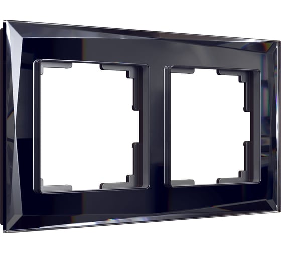 Рамка на 2 поста Werkel WL08-Frame-02 черный a029844 1